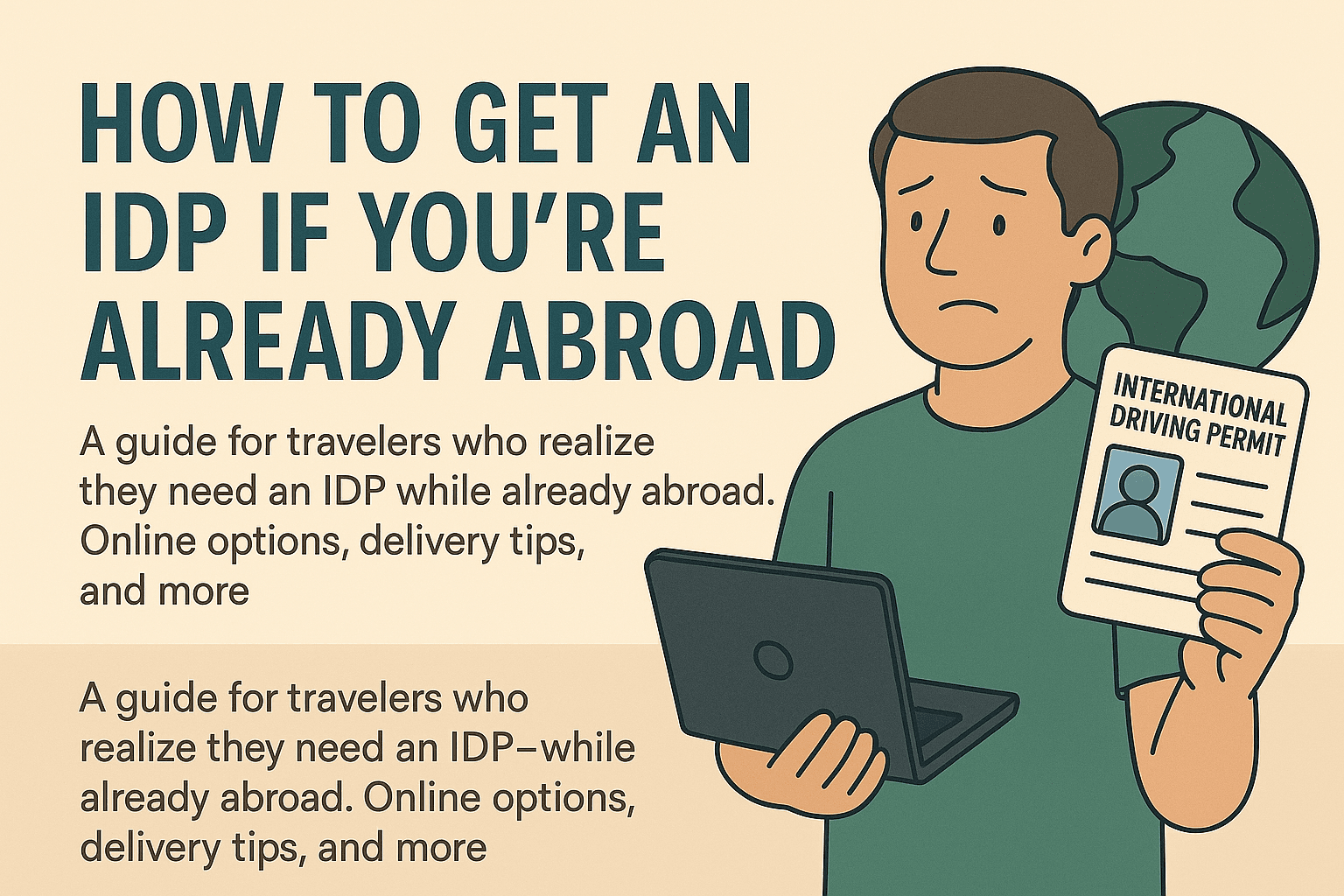 How to Get an IDP If You’re Already Abroad